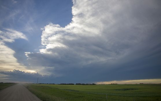 Prairie Storm Clouds Canada Saskatchewan Dramatic Summer