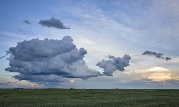 Prairie Storm Clouds Canada Saskatchewan Dramatic Summer