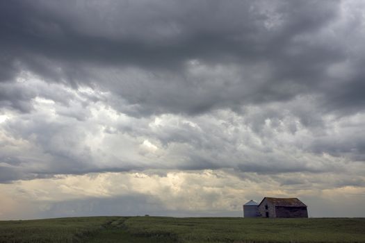 Prairie Storm Clouds Canada Saskatchewan Dramatic Summer