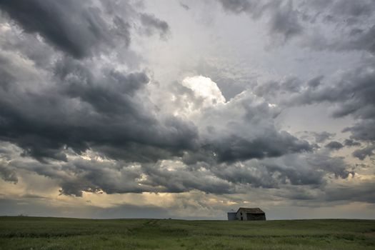 Prairie Storm Clouds Canada Saskatchewan Dramatic Summer