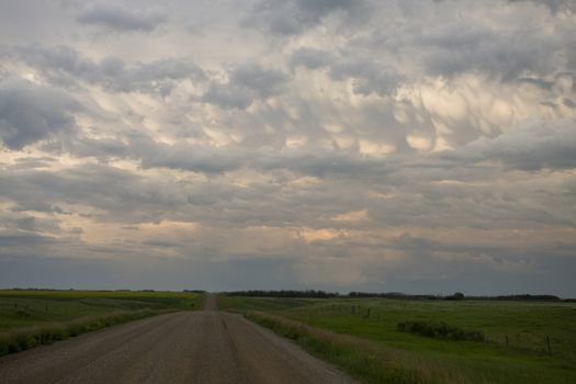 Prairie Storm Clouds Canada Saskatchewan Dramatic Summer