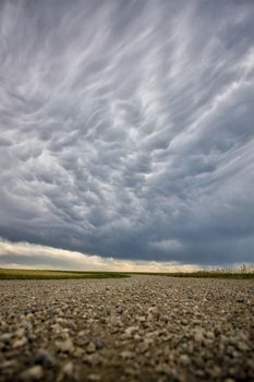 Prairie Storm Clouds Canada Saskatchewan Dramatic Summer