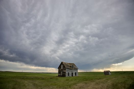 Prairie Storm Clouds Canada Saskatchewan Dramatic Summer
