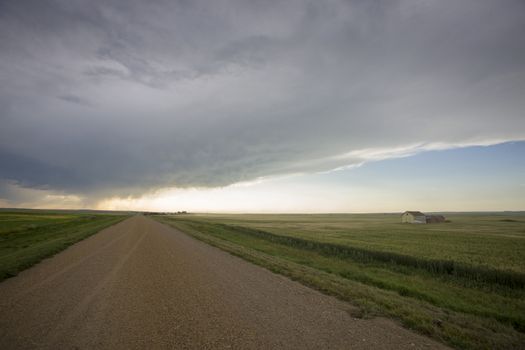 Prairie Storm Clouds Canada Saskatchewan Dramatic Summer