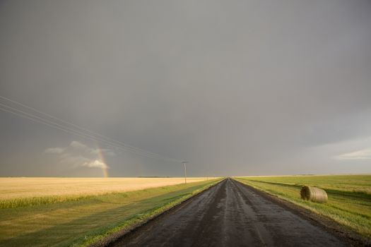 Prairie Storm Clouds Canada Saskatchewan Dramatic Summer