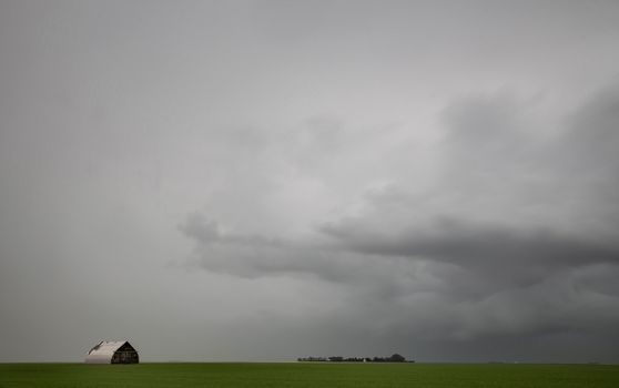 Prairie Storm Clouds Canada Saskatchewan Dramatic Summer