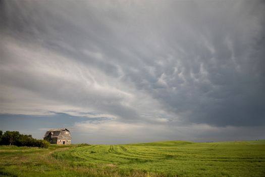 Prairie Storm Clouds Canada Saskatchewan Dramatic Summer