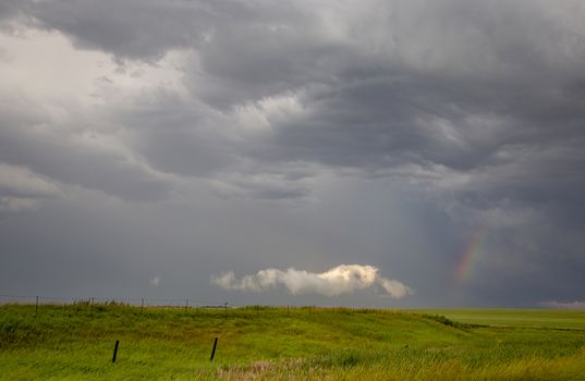 Prairie Storm Clouds Canada Saskatchewan Dramatic Summer