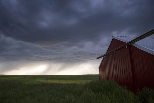 Prairie Storm Clouds Canada Saskatchewan Dramatic Summer