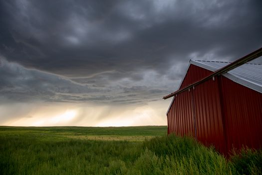Prairie Storm Clouds Canada Saskatchewan Dramatic Summer