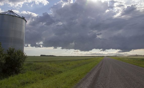 Prairie Storm Clouds Canada Saskatchewan Dramatic Summer