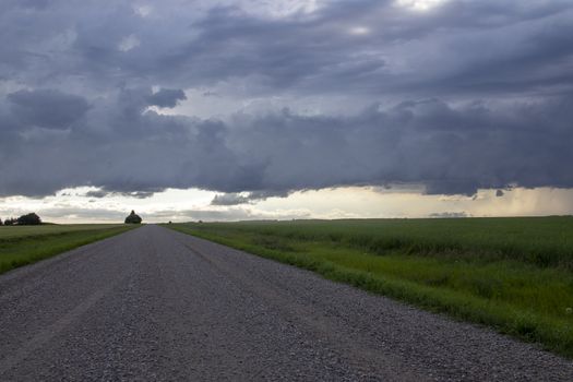 Prairie Storm Clouds Canada Saskatchewan Dramatic Summer