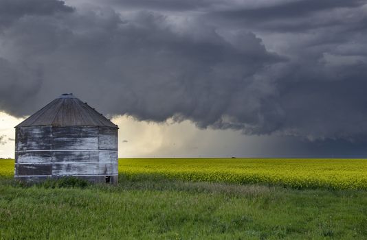 Prairie Storm Clouds Canada Saskatchewan Dramatic Summer