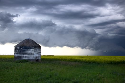 Prairie Storm Clouds Canada Saskatchewan Dramatic Summer
