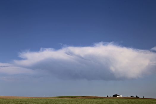 Prairie Storm Clouds Canada Saskatchewan Dramatic Summer