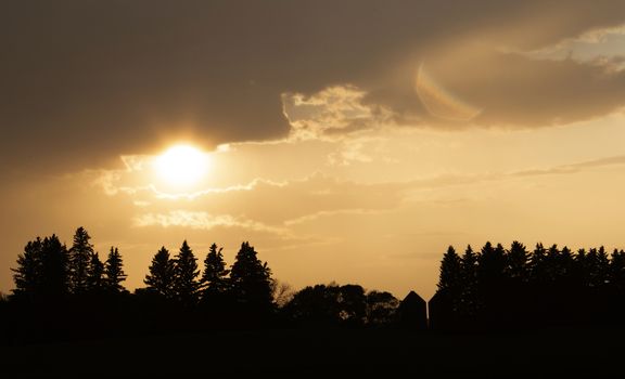 Prairie Storm Clouds Canada Saskatchewan Dramatic Summer