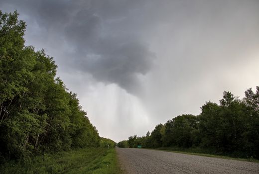 Prairie Storm Clouds Canada Saskatchewan Dramatic Summer