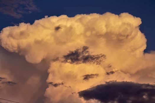 Prairie Storm Clouds Canada Saskatchewan Dramatic Sunset