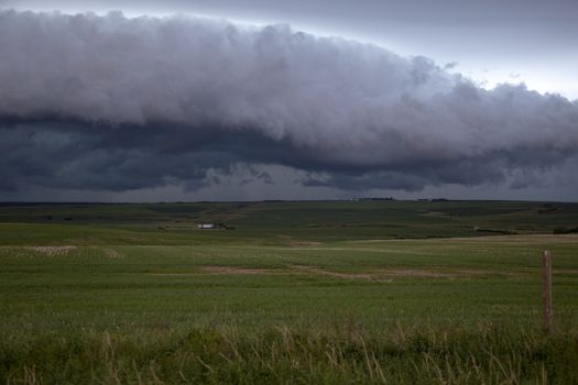 Prairie Storm Clouds Canada Saskatchewan Dramatic Summer