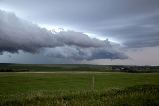 Prairie Storm Clouds Canada Saskatchewan Dramatic Summer
