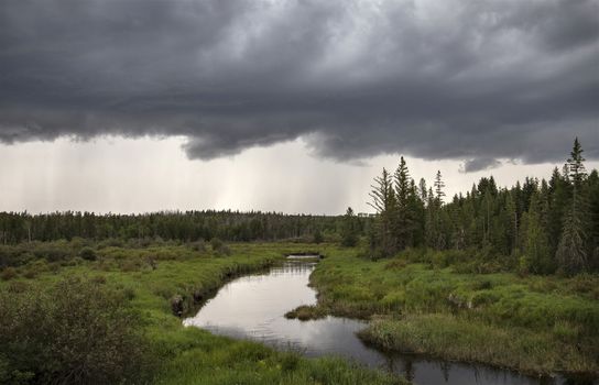 Prairie Storm Clouds Canada Saskatchewan Dramatic Summer