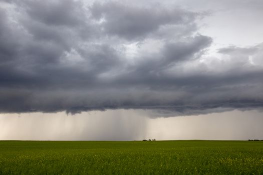 Prairie Storm Clouds Canada Saskatchewan Dramatic Summer