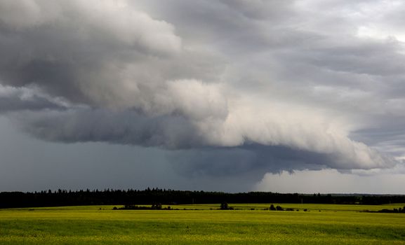 Prairie Storm Clouds Canada Saskatchewan Dramatic Summer