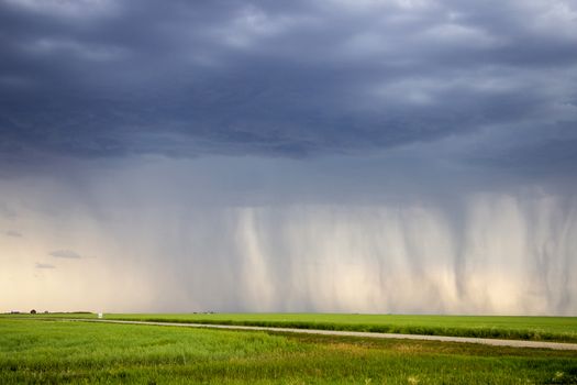 Prairie Storm Clouds Canada Saskatchewan Dramatic Summer
