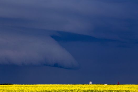 Prairie Storm Clouds Canada Saskatchewan Dramatic Summer