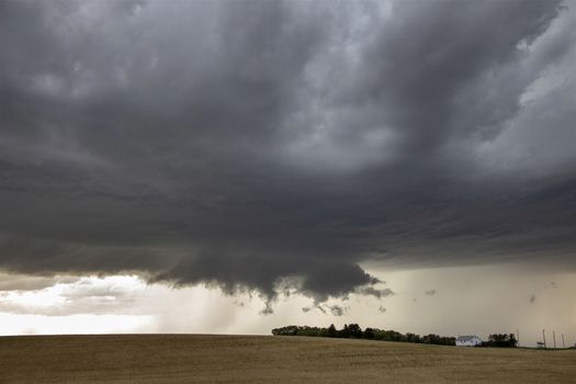 Prairie Storm Clouds Canada Saskatchewan Dramatic Summer