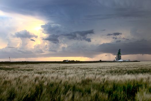 Prairie Storm Clouds Canada Saskatchewan Dramatic Summer