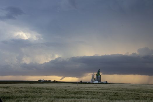Prairie Storm Clouds Canada Saskatchewan Dramatic Summer