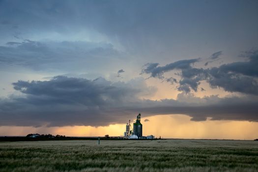 Prairie Storm Clouds Canada Saskatchewan Dramatic Summer