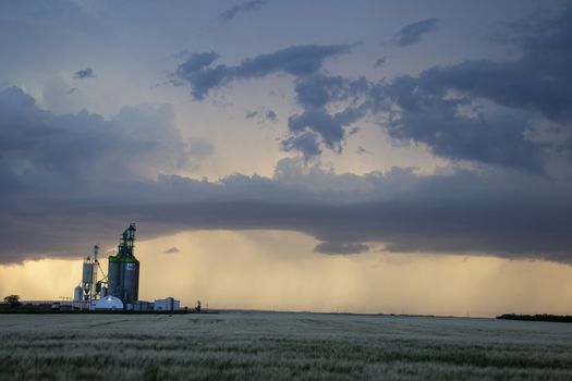 Prairie Storm Clouds Canada Saskatchewan Dramatic Summer