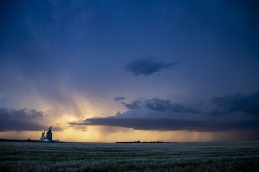 Prairie Storm Clouds Canada Saskatchewan Dramatic Summer