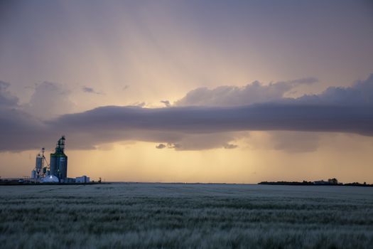 Prairie Storm Clouds Canada Saskatchewan Dramatic Summer