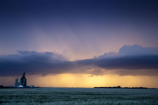 Prairie Storm Clouds Canada Saskatchewan Dramatic Summer