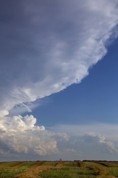 Prairie Storm Clouds Canada Saskatchewan Dramatic Summer