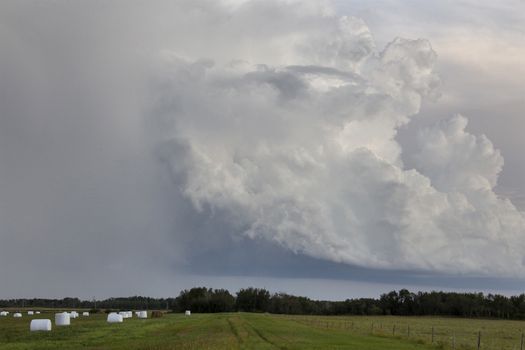 Prairie Storm Clouds Canada Saskatchewan Dramatic Summer