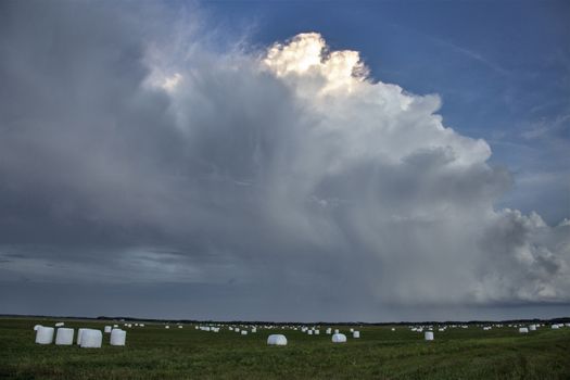 Prairie Storm Clouds Canada Saskatchewan Dramatic Summer