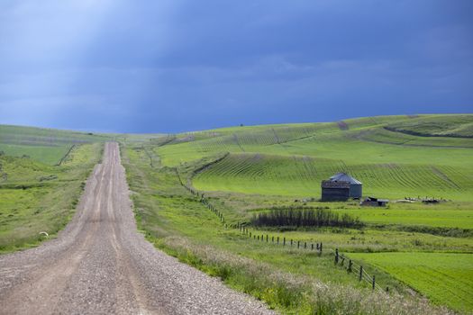 Prairie Storm Clouds Canada Saskatchewan Dramatic Summer