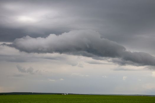 Prairie Storm Clouds Canada Saskatchewan Dramatic Summer