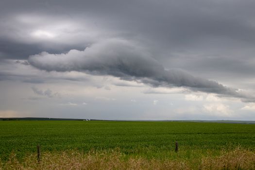 Prairie Storm Clouds Canada Saskatchewan Dramatic Summer