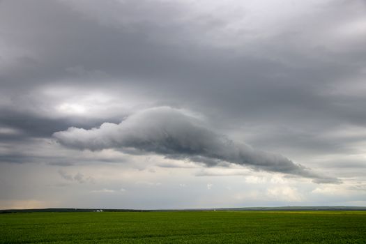 Prairie Storm Clouds Canada Saskatchewan Dramatic Summer