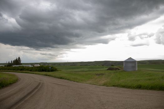 Prairie Storm Clouds Canada Saskatchewan Dramatic Summer