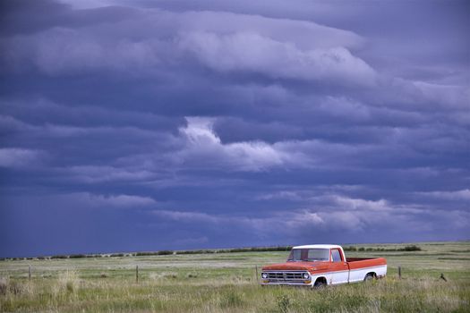Prairie Storm Clouds Canada Saskatchewan Dramatic Summer
