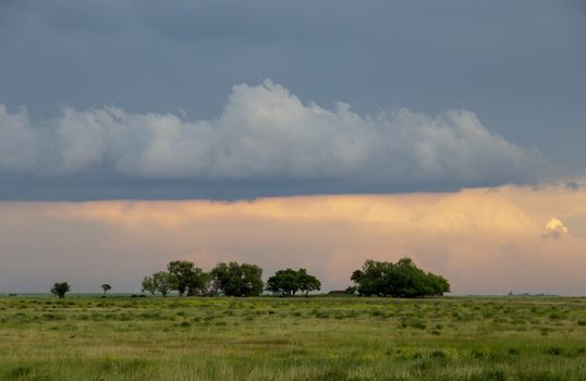 Prairie Storm Clouds Canada Saskatchewan Dramatic Summer