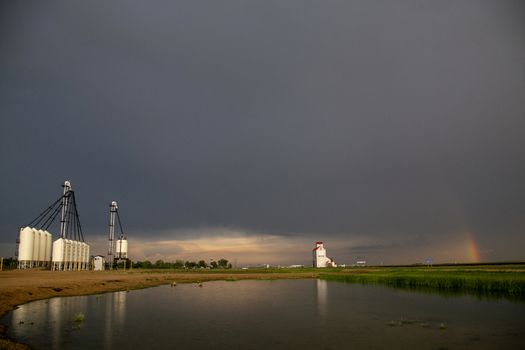 Prairie Storm Clouds Canada Saskatchewan Dramatic Summer