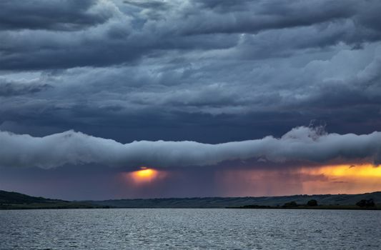 Prairie Storm Clouds Canada Saskatchewan Dramatic Summer