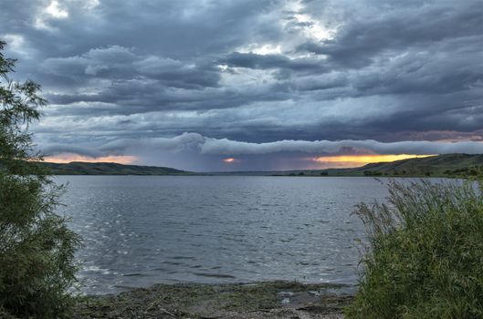 Prairie Storm Clouds Canada Saskatchewan Dramatic Summer